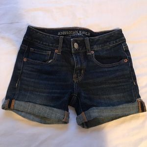 American Eagle Dark Wash Shorts
